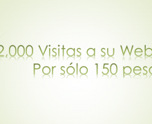 Yo voy a llevar 2,000 visitas a tu web o Blog