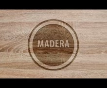 Yo voy a poner un logo grabado en madera