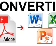 Yo voy a convertir PDF a Excel o Word y viceversa