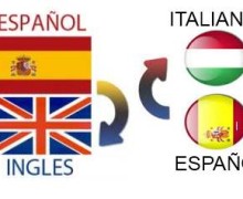 Yo voy a traducir en Italiano, Español o Ingles