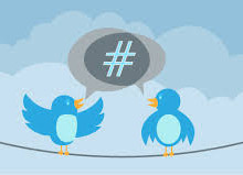 Yo voy a crear contenido de Twitter Tweets con hashtags