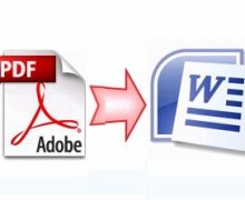 Yo voy a editar archivo PDF y convertir al archivo de Word